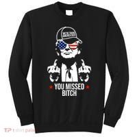 Trump Were Taking America Back You Missed Bitch Funny Sweatshirt thumb 0