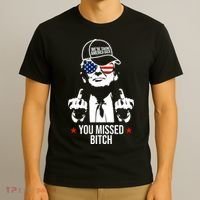 Trump Were Taking America Back You Missed Bitch Funny T-Shirt thumb 3