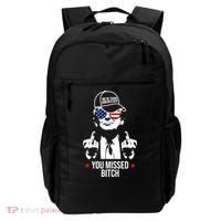 Trump Were Taking America Back You Missed Bitch Funny Backpack thumb 0
