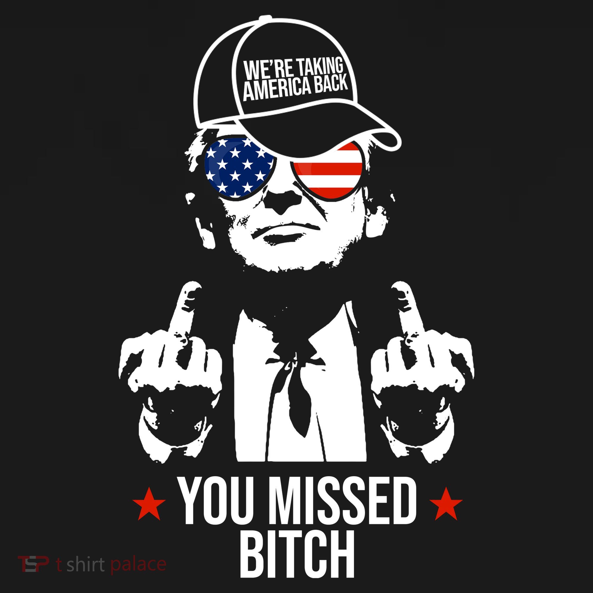 Trump Were Taking America Back You Missed Bitch Funny Women's Hoodie