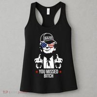 Trump Were Taking America Back You Missed Bitch Funny Women's Tank Top thumb 3
