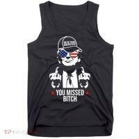 Trump Were Taking America Back You Missed Bitch Funny Tank Top thumb 0