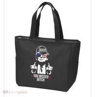 Trump Were Taking America Back You Missed Bitch Funny Tote Bag thumb 3