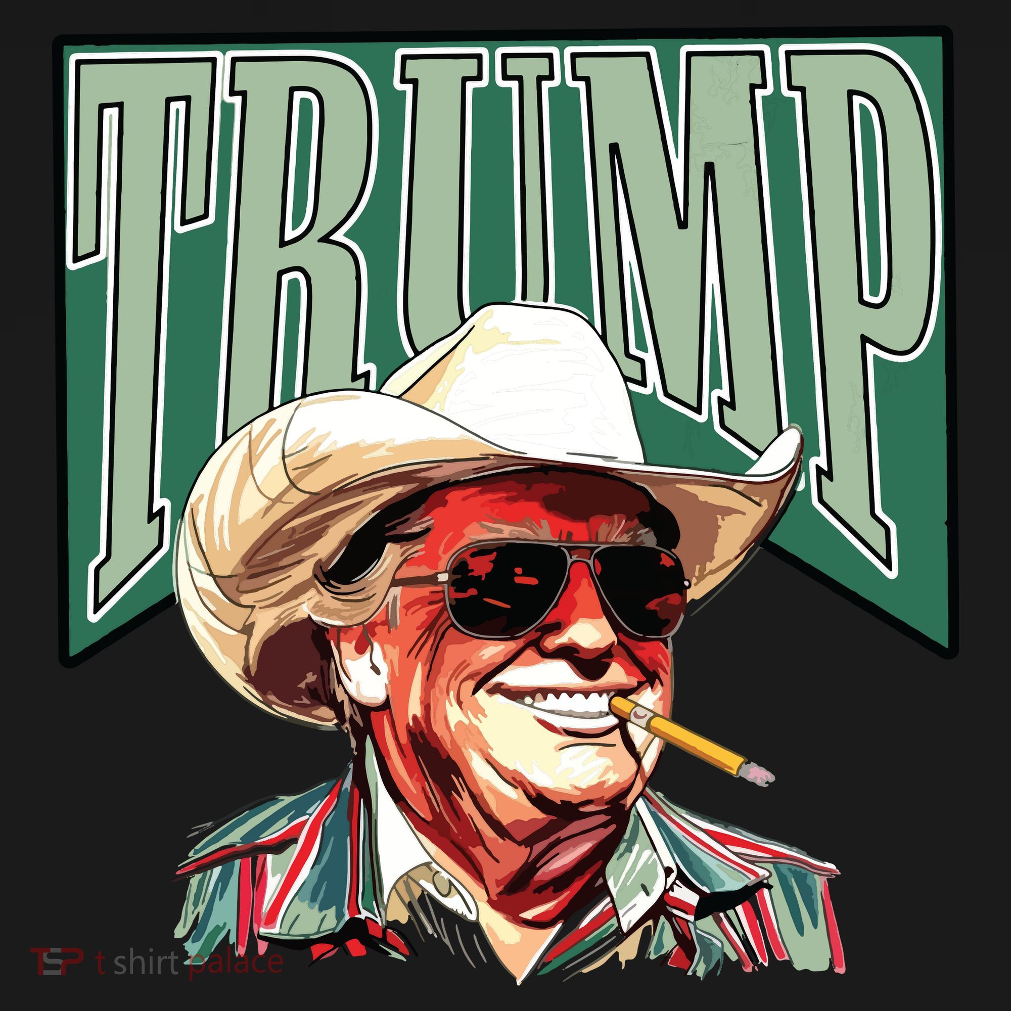 Trump Western Trump Cowboy Make America Great Trump Daddy Toddler Hoodie