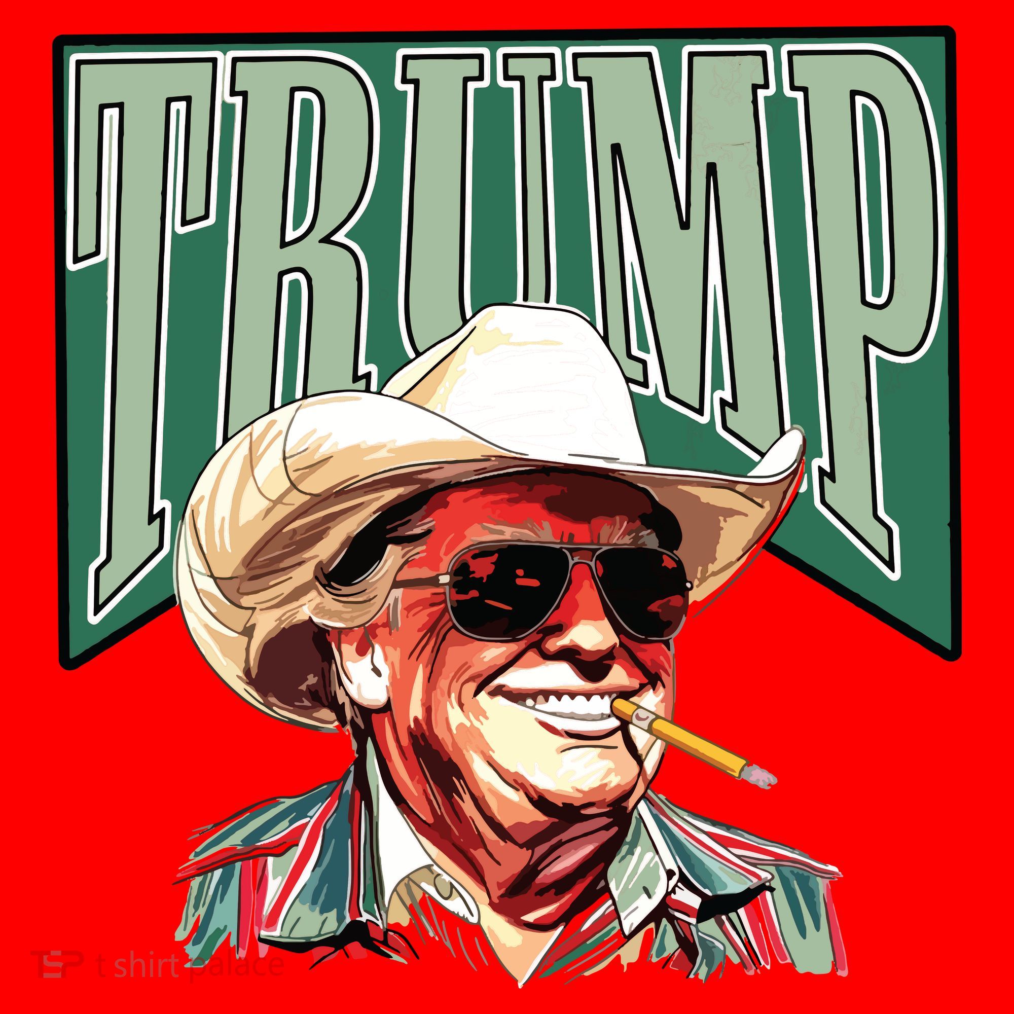 Trump Western Trump Cowboy Make America Great Trump Daddy Santa Hat