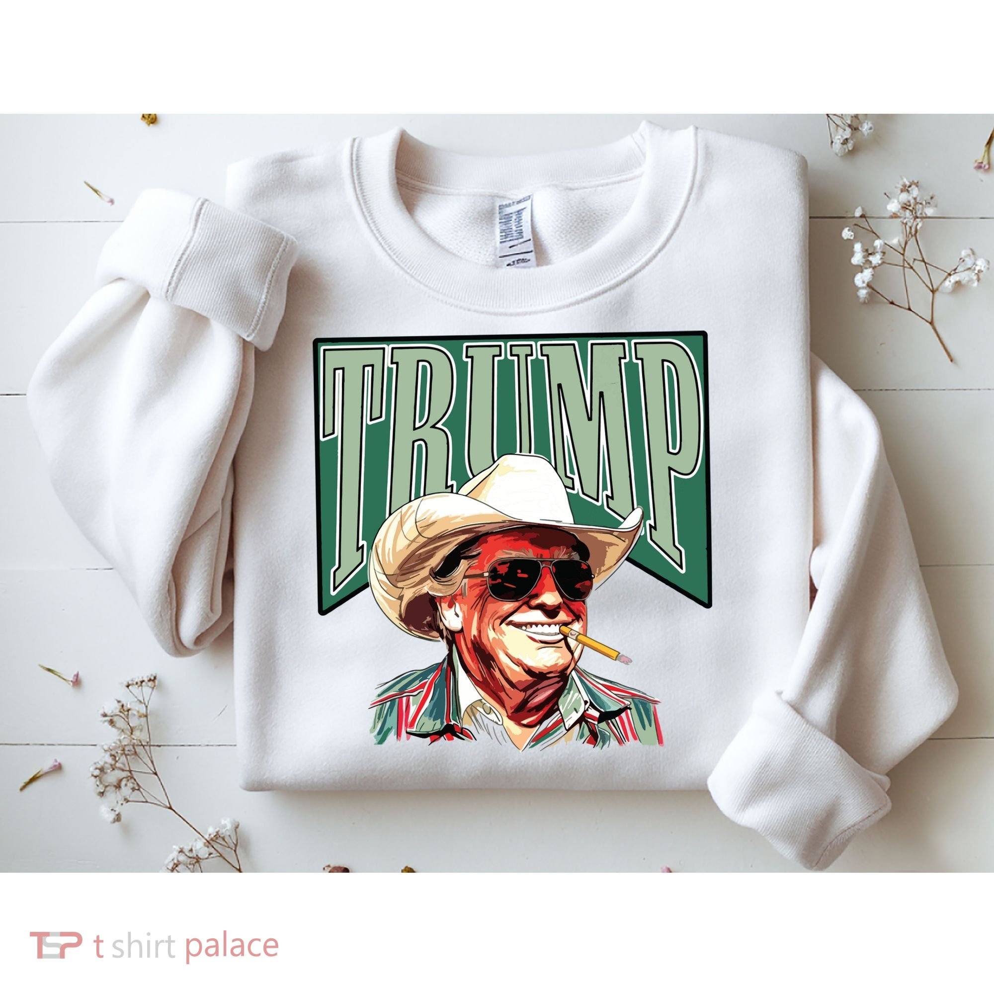 Trump Western Trump Cowboy Make America Great Trump Daddy Sweatshirt