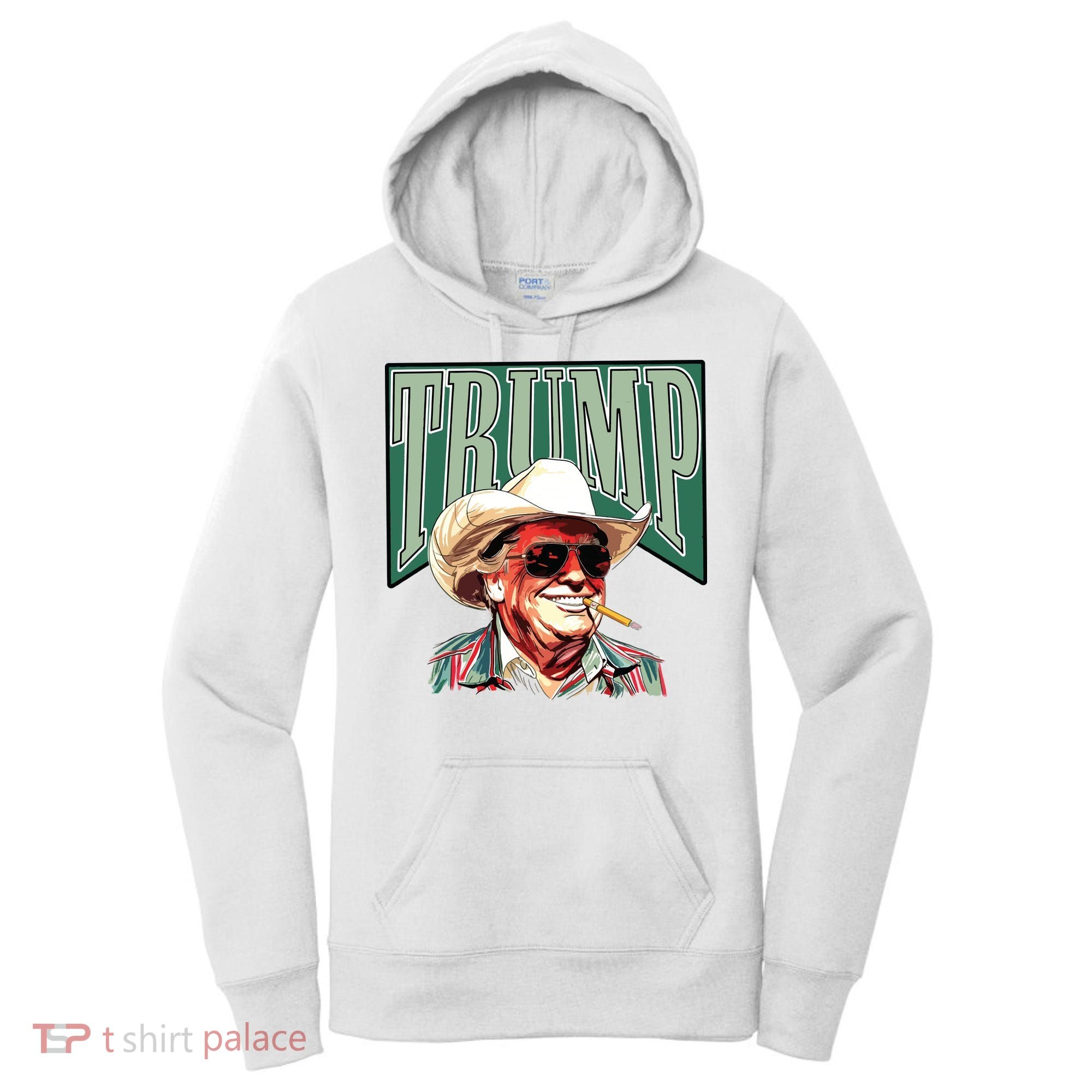 Trump Western Trump Cowboy Make America Great Trump Daddy Women's Hoodie