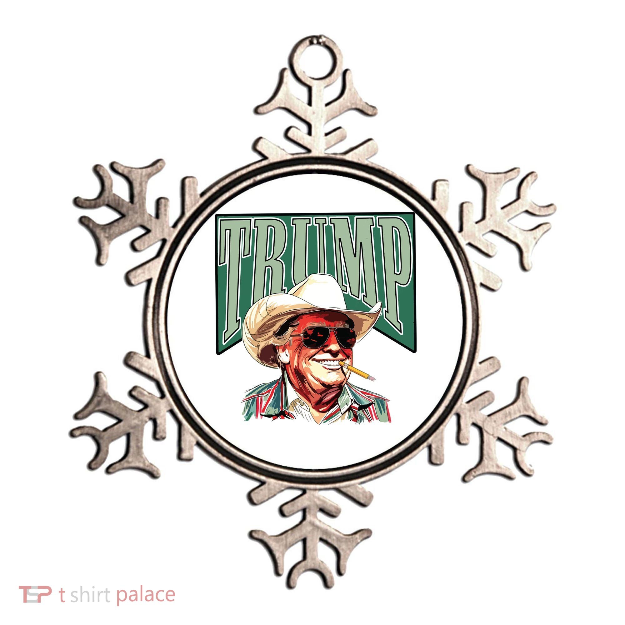 Trump Western Trump Cowboy Make America Great Trump Daddy Ornament