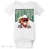 Trump Western Trump Cowboy Make America Great Trump Daddy Baby Bodysuit thumb 0