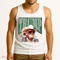 Trump Western Trump Cowboy Make America Great Trump Daddy Tank Top thumb 3