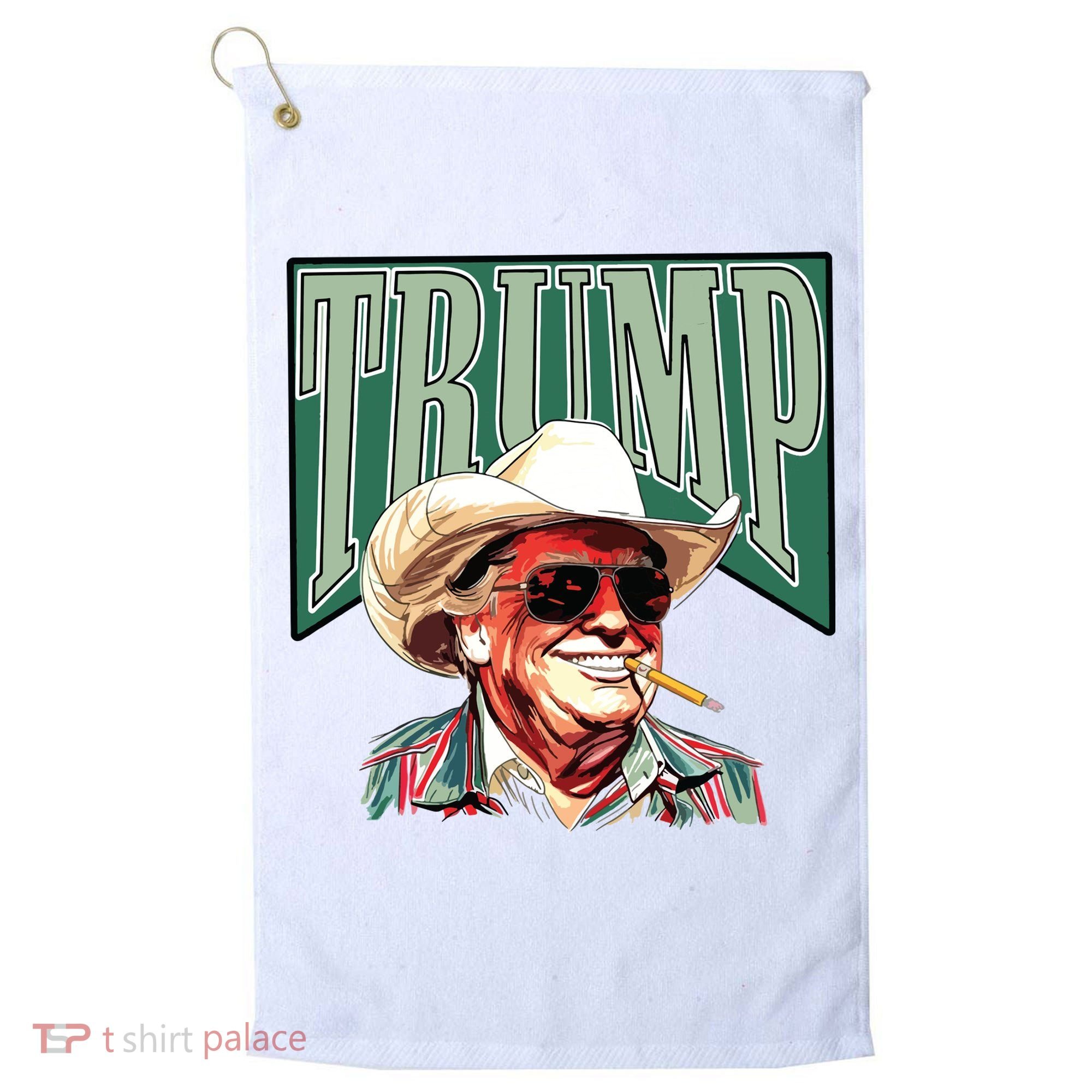 Trump Western Trump Cowboy Make America Great Trump Daddy Golf Towel
