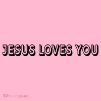 Top Words That Christians Say JESUS LOVES YOU Baby Bodysuit thumb 2