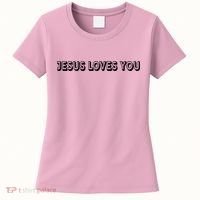 Top Words That Christians Say JESUS LOVES YOU Women's T-Shirt thumb 0