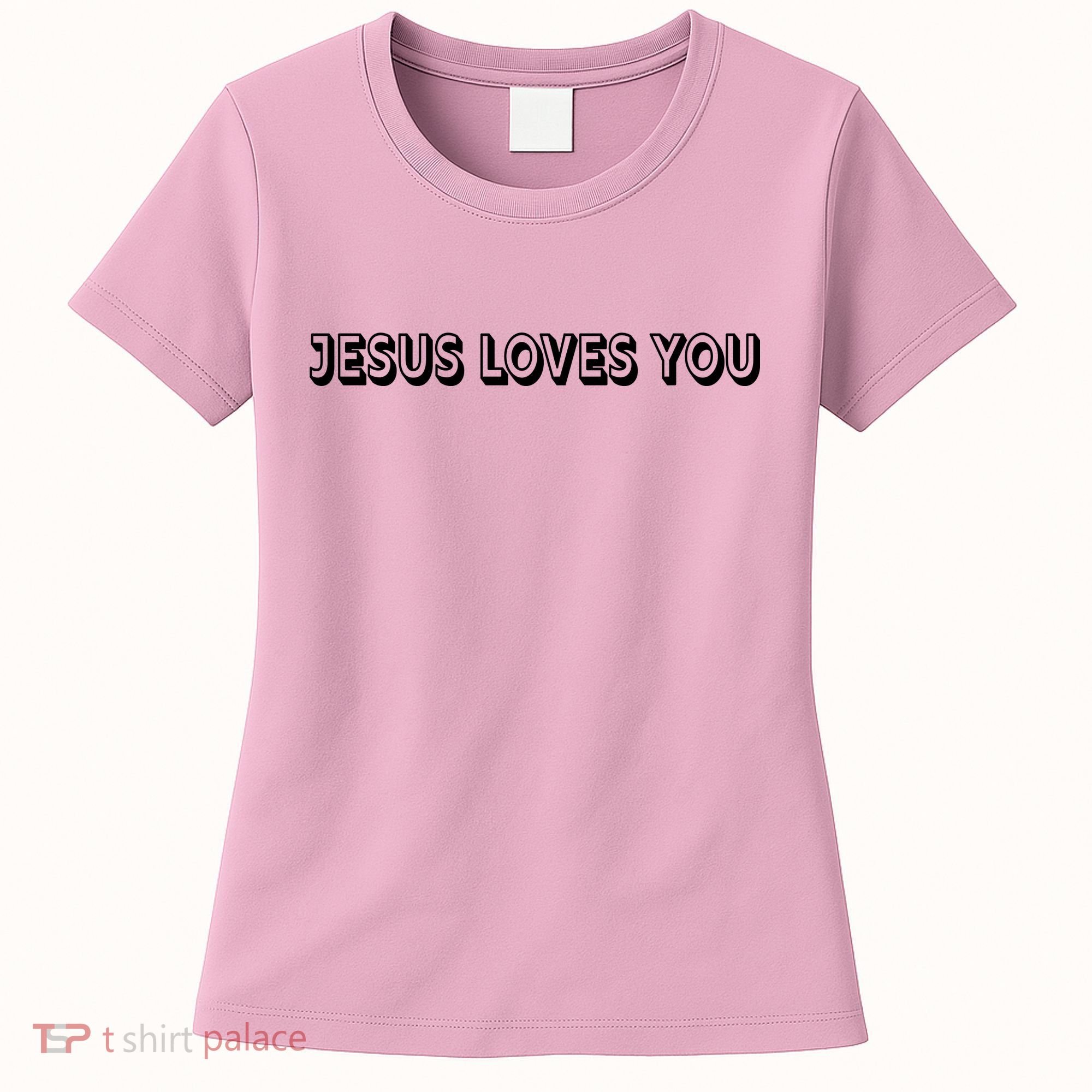 Top Words That Christians Say JESUS LOVES YOU Women's T-Shirt