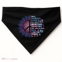 They Whispered To Her You CanT Withstand The Storm USA-Made Doggie Bandana thumb 0