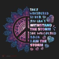 They Whispered To Her You CanT Withstand The Storm Golf Towel thumb 3