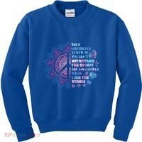 They Whispered To Her You CanT Withstand The Storm Kids Sweatshirt thumb 0