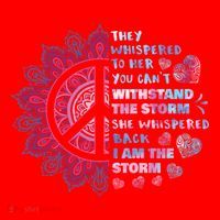 They Whispered To Her You CanT Withstand The Storm Santa Hat thumb 1