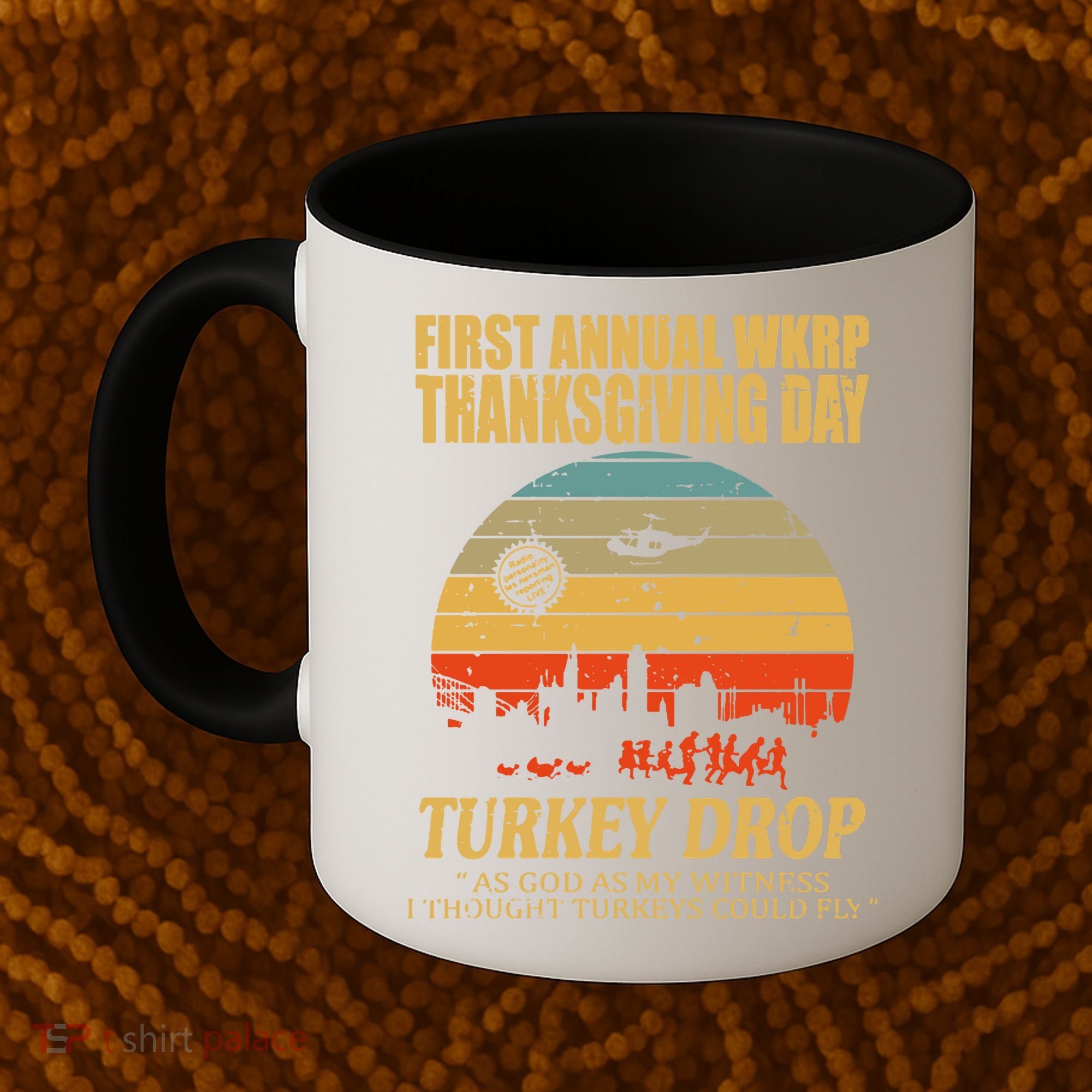 Thanksgiving Wkrp Turkey Drop Coffee Mug