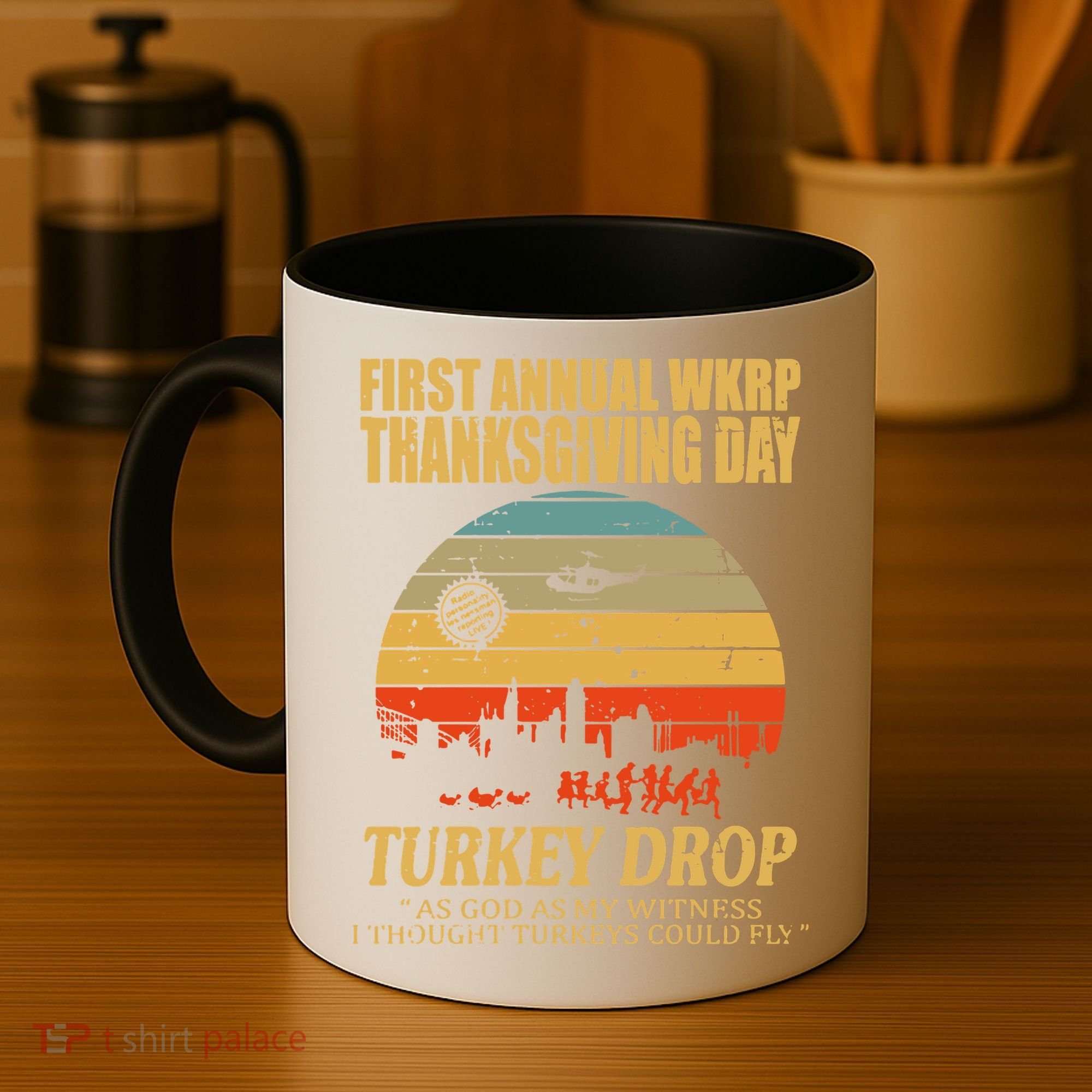 Thanksgiving Wkrp Turkey Drop Coffee Mug