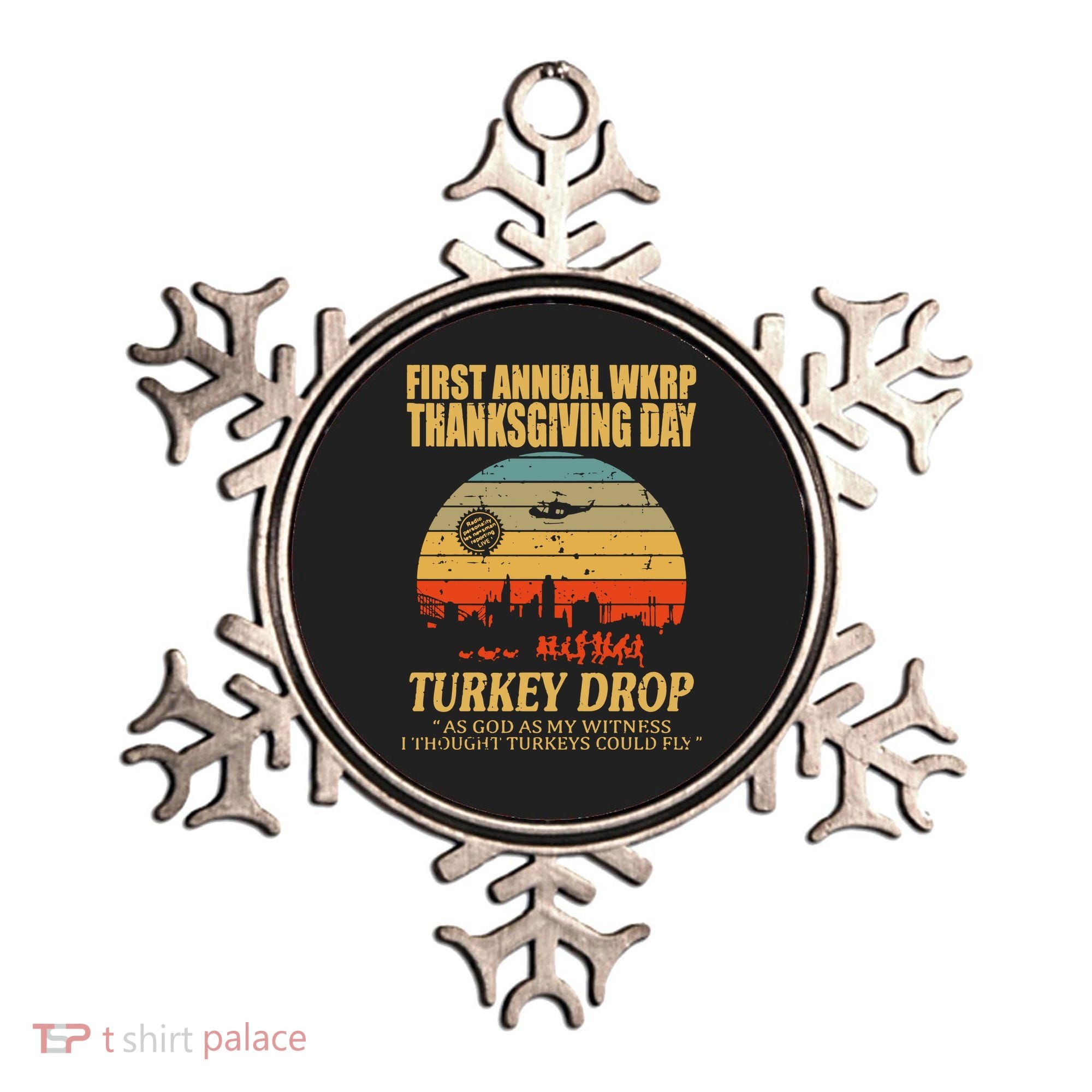Thanksgiving Wkrp Turkey Drop Ornament