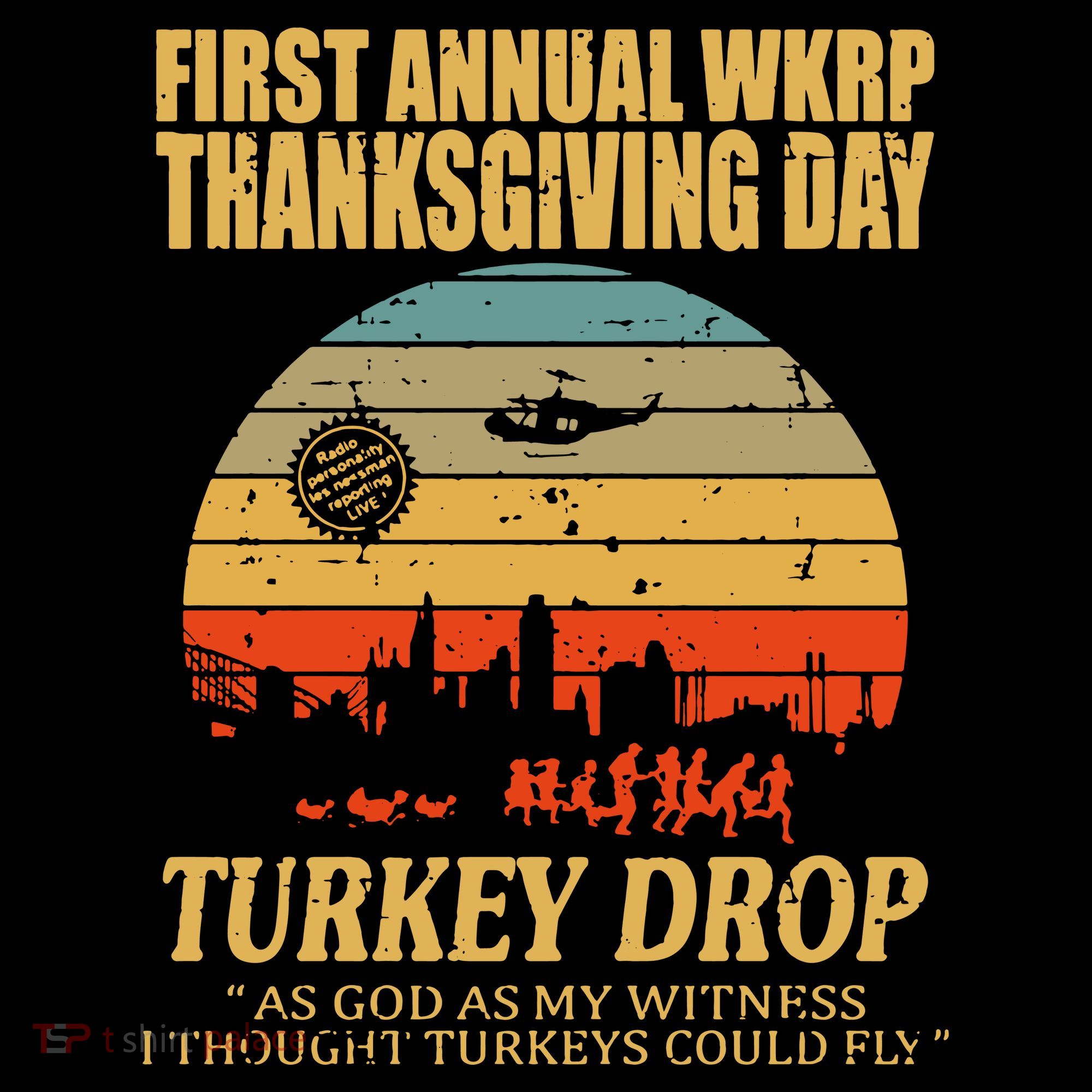 Thanksgiving Wkrp Turkey Drop Ornament