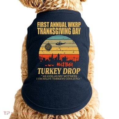 Thanksgiving Wkrp Turkey Drop Doggie Tank