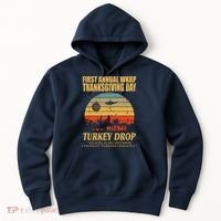 Thanksgiving Wkrp Turkey Drop Hoodie thumb 0