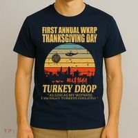 Thanksgiving Wkrp Turkey Drop T-Shirt thumb 3