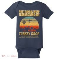 Thanksgiving Wkrp Turkey Drop Baby Bodysuit thumb 0