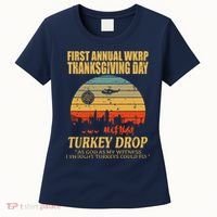 Thanksgiving Wkrp Turkey Drop Women's T-Shirt thumb 0