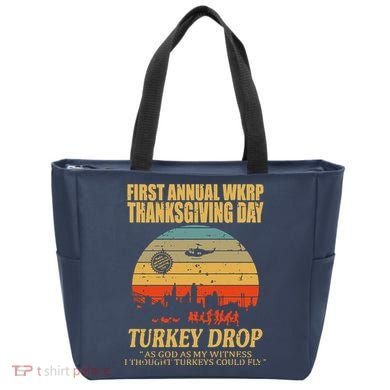 Thanksgiving Wkrp Turkey Drop Tote Bag