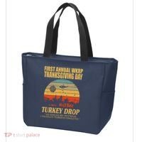 Thanksgiving Wkrp Turkey Drop Tote Bag thumb 3
