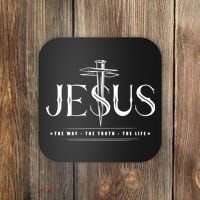 The Way The Truth The Life Jesus Coaster thumb 0