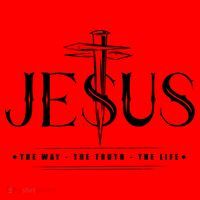 The Way The Truth The Life Jesus Santa Hat thumb 1
