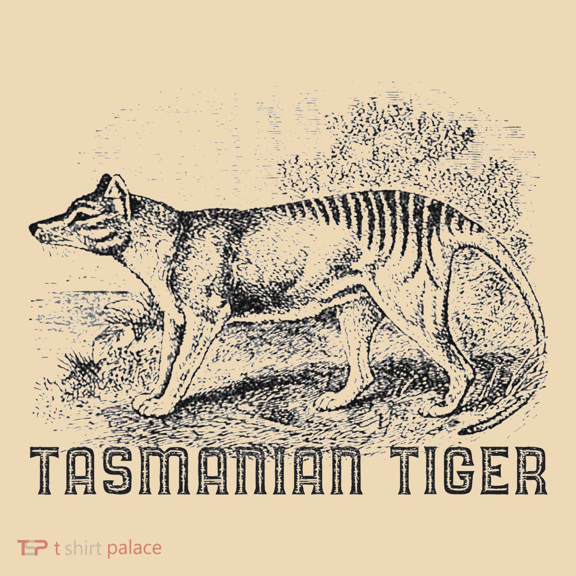 Tasmanian Wolf Tiger Thylacine Australian Extinction Gift Tote Bag