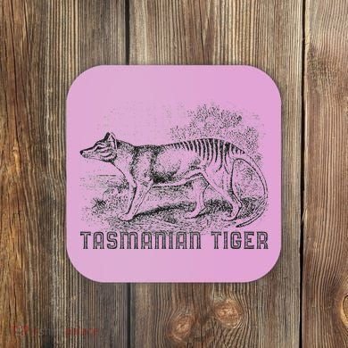 Tasmanian Wolf Tiger Thylacine Australian Extinction Gift Coaster