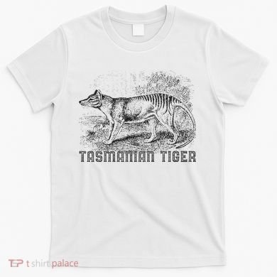 Tasmanian Wolf Tiger Thylacine Australian Extinction Gift T-Shirt