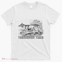 Tasmanian Wolf Tiger Thylacine Australian Extinction Gift T-Shirt thumb 0