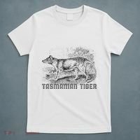 Tasmanian Wolf Tiger Thylacine Australian Extinction Gift T-Shirt thumb 5