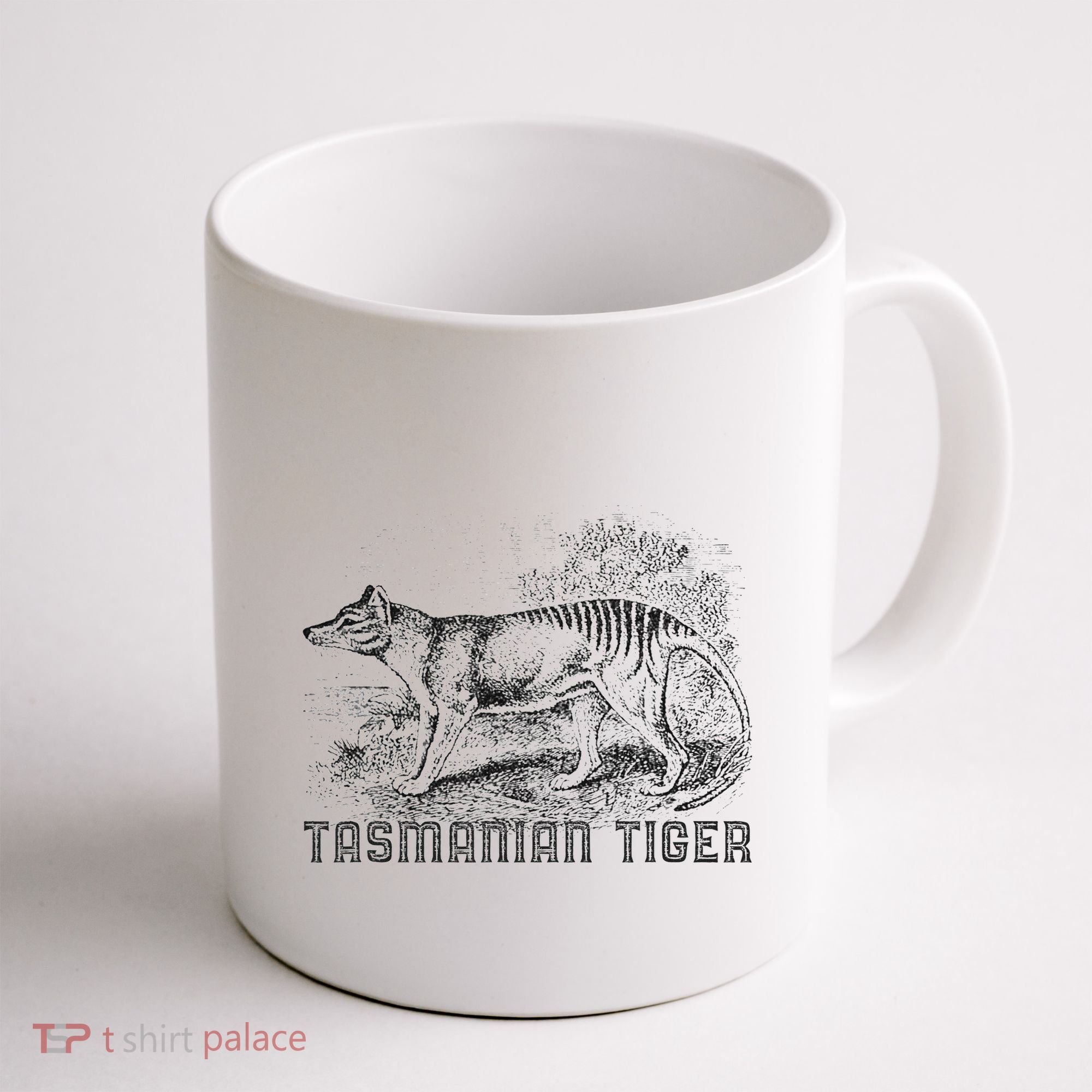 Tasmanian Wolf Tiger Thylacine Australian Extinction Gift Coffee Mug