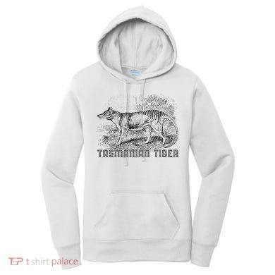 Tasmanian Wolf Tiger Thylacine Australian Extinction Gift Women's Hoodie