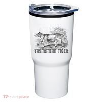 Tasmanian Wolf Tiger Thylacine Australian Extinction Gift Tumbler thumb 0