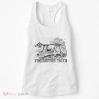 Tasmanian Wolf Tiger Thylacine Australian Extinction Gift Women's Tank Top thumb 0
