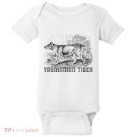 Tasmanian Wolf Tiger Thylacine Australian Extinction Gift Baby Bodysuit thumb 0