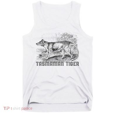 Tasmanian Wolf Tiger Thylacine Australian Extinction Gift Tank Top