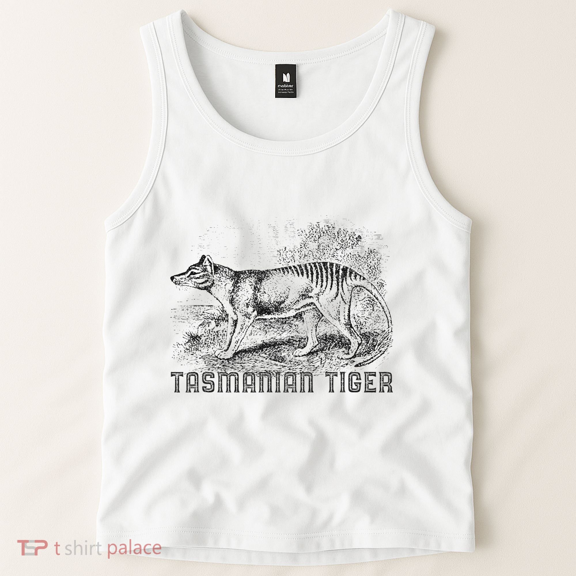 Tasmanian Wolf Tiger Thylacine Australian Extinction Gift Tank Top