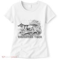 Tasmanian Wolf Tiger Thylacine Australian Extinction Gift Women's T-Shirt thumb 0