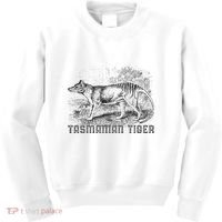 Tasmanian Wolf Tiger Thylacine Australian Extinction Gift Kids Sweatshirt thumb 0