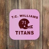 T.C. Williams Titan Football Helmet Coaster thumb 0